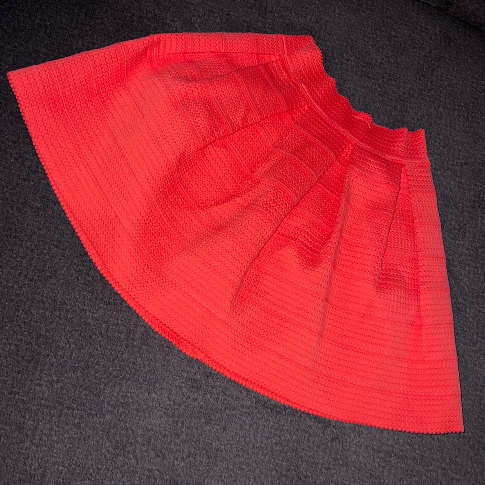 Express Coral Flare Skirt Size 0